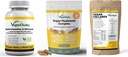 Vegan Vitality Booster Supplements Bundle - Vegan multivitamin, Collagen i Super Mushroom Complex. Wysoka siła Plant- Formuła oparta na ogólnym zdrowiu dla weganów i wegetarian