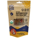 Yogi Super Foods Maca Protein Bary z Cacao dla zdrowej energii - Raw, Wegan, Gluten Free, Niskie Glicemiczne Superfood Snack Bary żywności z białka roślin, Proszek kakaowy & Granola - 4 Bary
