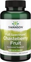 Swanson Chasteberry Fruit - Herbal Supplement Promotion Women 's Health & Menopauza & Menstrual Support - May Support Balance & Skin Health - (120 kapsułki, 400mg każdy)