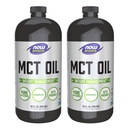 Teraz żywność MCT Oil, 32 Ounce (Opakowanie 2) (opakowanie może się różnić)