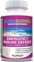 Emergency Immunity Supplements Supplements Vitamin - Witamina C z tabletkami cynku + Elderberry Extract Bolster Response Immune System, Digestive Health, Energy, and Focus, 60- Count