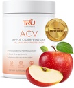 TRU suplementy ACV, ocet jabłkowy cydr, organiczny ACV z matką, poprawia trawienie i zdrowie skóry, 45 Służenie, 1000mg