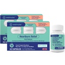 WELMATE - Esomeprazol Magnezu 20 mg - Heartburn Medicine - Acid Reducer - Opóźnione zwolnienie Heartburn Relief - 24h Ochrona - dla mężczyzn i kobiet - 84 kapsułki - 2 opakowania
