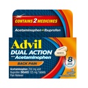 Advil Dual Action Back Pain Cappets Dostarcza 250 mg Ibuprofenu i 500 mg acetaminofenu na dawkę 8 godzin bólu pleców - 18