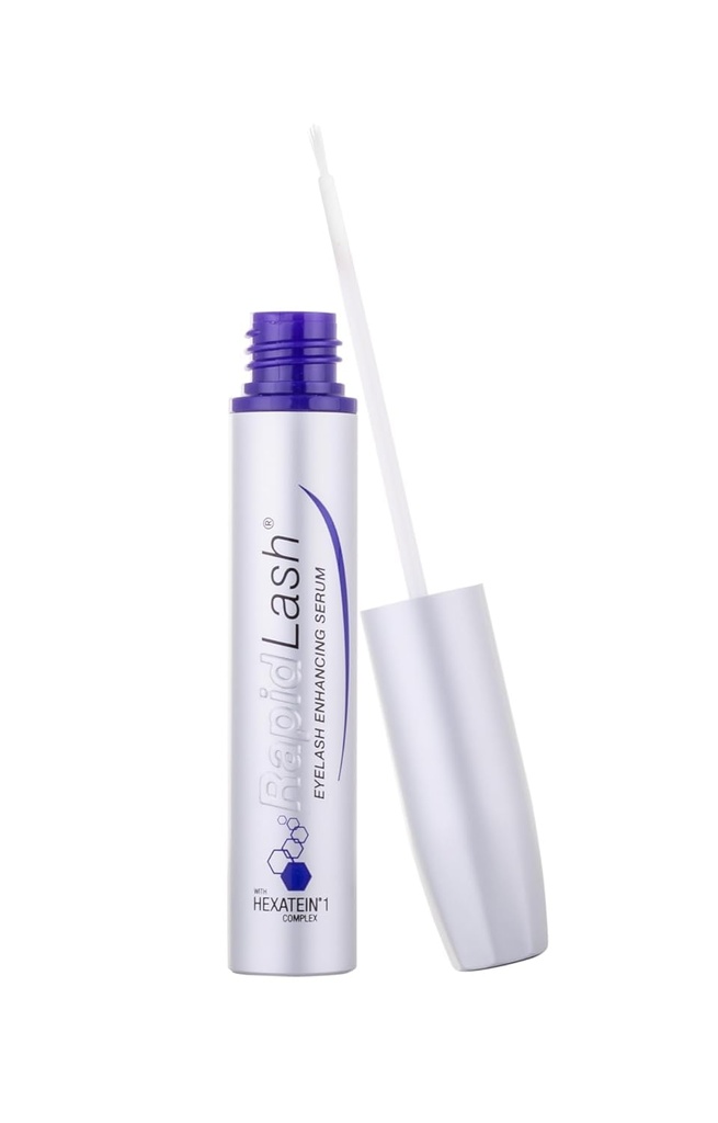 RapidLash Eyelash Wzmacnianie surowicy za pomocą HEXATEIN 1 Complex - Lash Serum dla owłosienia kondycjonującego i nawilżającego - Long- look- Look- Look- Look-, Fuller i Grubsze Lashs - 3 ml / 0,1 fl oz