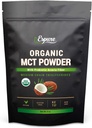 Organiczny proszek MCT - USDA Certified, z Prebiotic Acacia Fiber; Keto Friendly, Wegan, Gluten Free; 8oz