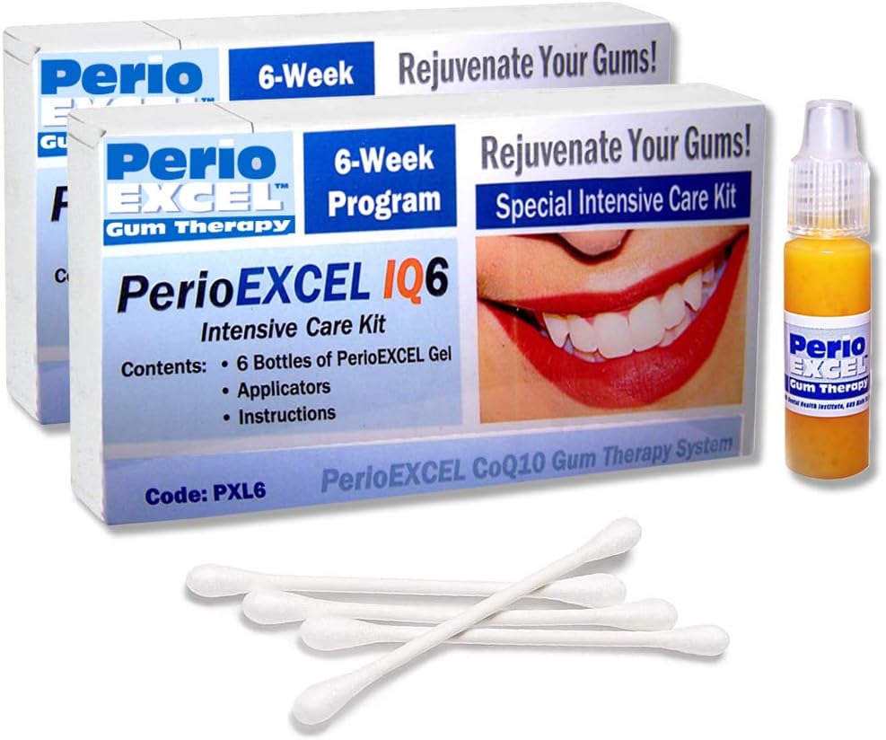 SDC - PerioEXCEL IQ6 DuoPack Intensive Care 12- tygodniowy zestaw do terapii gumą CoQ10 Gum Gel