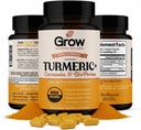 Grow Witamina Curcumina + Ultra: Organiczny Mieszanka Wysokomocna 124; Maksymalna wytrzymałość Turmerowa Formuła z 95% Kurkuminoidy 124; USDA Certyfikowany 124; 30- Day Supply