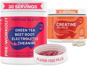 Pre Workout Pigułki i Creature HCL Pigułki Bundle - Niekończąca się energia, Wzrost mięśni, Endurance, Pompa, Nie Crash, Nie Jitters, Nie Bloat 124; 30 Pre Workout Sługi, 75 Creative HCL Sługi dla kobiet i mężczyzn