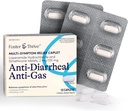 Foster & Thrive Loperamid Hydrochlorki i Simetikon Przeciwgorączkowe przeciwgazowe Wieloobjawowe Relief, 48 Kapsułki, Leczenie Biegunki, Gaz, Bloating, Skurcze i Ciśnienie, 12 Kapsułki (Opakowanie 4)