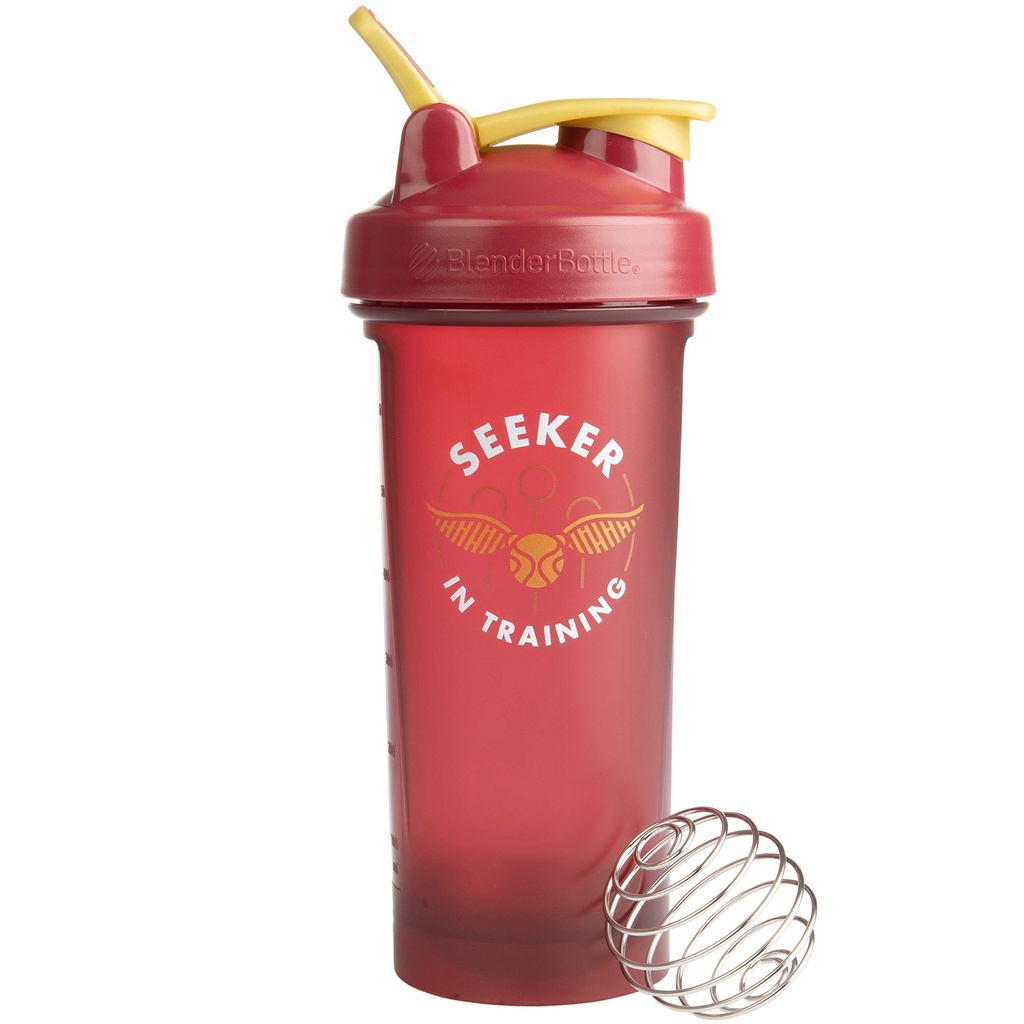 Harry Potter BlenderBottle Shaker Butelka, 28 oz - Poszukiwacz w szkoleniu - BlenderBall Wisk Mixer Ball - Mieszany proszek białkowy, Napoje sportowe, Shakes, Smoothies & More