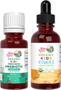 MaryRuth Organics Precision Probiotic & Vitamin C Drops for Kids | USDA Organic, Clean Label Project Verified® | Gut Health, Immune Support, & Overall Wellness | Vegan, Non-GMO, Gluten Free