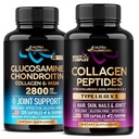 NUTRAHARMONY Glukozamina Chondroitin & Kolagen Peptydy Kapsułki