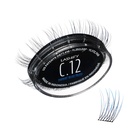 Lashify Curl 12mm Gossamer Eyelash Rozszerzenia Refill w Ombre Blue, Easy DIY fałszywe rzęsy dla naturalnego wygląd