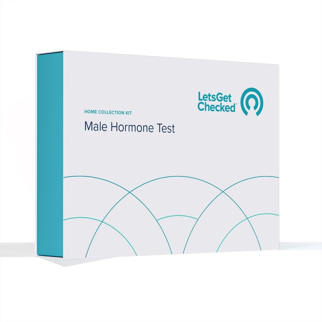 LetsGetChecked - at- Home Mężczyzna Test hormonu 124; Test na testosteron, Sex Hormon Wiążący Globulina (SHBG), Wolna Androgen Adresat 124; Clif- Certified Results in 2- 5 Days Adresated 124; 100% Private & Discreet Adresate 124; Accurate & Fast