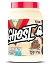 GHOST Proszek z białka serwatki, Czekolada mleczna - 2LB, 25G białka - Mieszanka białka serwatki - Postworkout Fitness & Nutrition Shakes, Smoothies, Pieczenie i Gotowanie - Soi & Gluten- Free