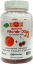 Biosee Labs Witamina D Gummy Bears - Opakowanie 100, dla dorosłych i dzieci 124; brzoskwinia i wiśniowy aromat do żucia Witamina D3 Biosee