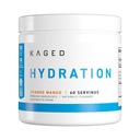 Kaged Hydration Electrolytes proszek 124; Pomarańczowy Mango 124; Hydraulicznie-Charge Sports Drink Mix 124; Pre, Post, Intra Workout 124; Niskie węglowodany, Wegan, Gluten wolny 124; Suplementy dla mężczyzn i kobiet 124; 60 Służenie