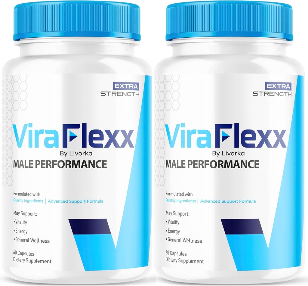 (2 Pack) ViraFlexx Pro kapsułki dla mężczyzn, Original ViraFlexx Pro Mężczyzna Support Pills All Natural Support General Health, ViraFlex Premium Advanced Formula, Vira Flexx Recenzje, 120 kapsułki dla 2 miesięcy