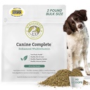 Wholistic Pet Organics Canics Complete - Powder Multivitamin Dog - 2 Lb - Daily Dog Vitamin and Supplements for Homemade Food - System immunologiczny, Skóra, Coat & Ogólne Zdrowie - Mała i Duża Rasa