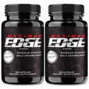 (2 opakowania) Maksymalne tabletki dla mężczyzn - Maksymalne kapsułki na krawędzie dla mężczyzn, Kompletna dzienna formuła dla ogólnego Wellness i Peak Performance, Maximum Edge Advanced Dietetic Supplement, Opinie (120 kapsułki)