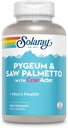 Solaray Pygeum i Saw Palmetto z dodatkiem Cranactin, 180 Count