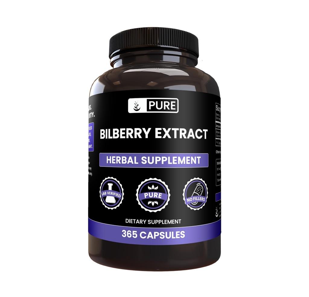 Ekstrakt Biberry Pure Original Ingredients (365 Kapsułek) Brak magnezu lub wypełniaczy ryżu, Zawsze Czysty, Laboratorium zweryfikowane