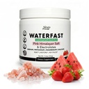 WATERFAST Monk Fruit Keto Electrolyte Proszek do postu i hydrauliki- Truskawkowy aromat arbuzowy 124; Pink Himalayan Salt (Sodu), Potas, Magnez, Wapnia 124; Cukier wolny