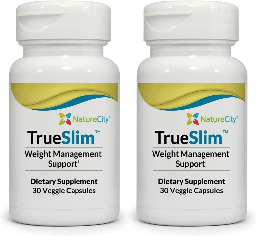 NatureCity True-Slim Fat and Weight Supplement | Helps Reduce Fat Accumulation | Capsules | Non GMO | Made in USA