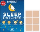 Sen Łaty dla dorosłych Dodatkowa siła Sleeping Aid Patch Melatonin Restful Nights Time- Wydany Formuła Skóra Jet Lag Przyjazny Podróż Last All Night Mężczyźni i Kobiety Lepiej Rano 72 Pack