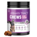 Dog UTI Leczenie Żurawina Suplement dla psów 200 Przeżuć Trawnik moczowy Lek Bladder Pills Nerki Wsparcie Cranberrys Ekstrakt Bites Szczeniak UTI Leczenie zakażenia Nietrzymanie moczu Remedy dla psów