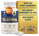 Colostrum Supplement 2 Month Supply, Bovine Fed Colostrum, Colostrum Powder kapsułki