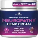 Dr. JOEL'S Neuropathy Cream - Maximum Strength Nerve Relief Cream for Feet, Hands, Legs- 4 OZ Large - Made in USA