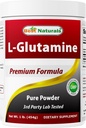 Najlepsze naturalne L- glutaminy w proszku - 1 funt - 100% Czysta i Wolna Forma - Glutamina w proszku do odzysku - klinicznie udowodniona pomoc na odzysk dla mężczyzn i kobiet (817716014555)