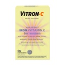 Suplement Żelaza Vitron- C dla kobiet z witaminą C, do produkcji czerwonych krwinek i wsparcia immunologicznego, 60