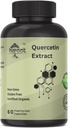 Ekstrakt Quercetin Kapsułki Non-GMO, Gluten- Free, Wegetariańskie Wsparcie Ogólna energia zdrowia (60 Kapsułki)