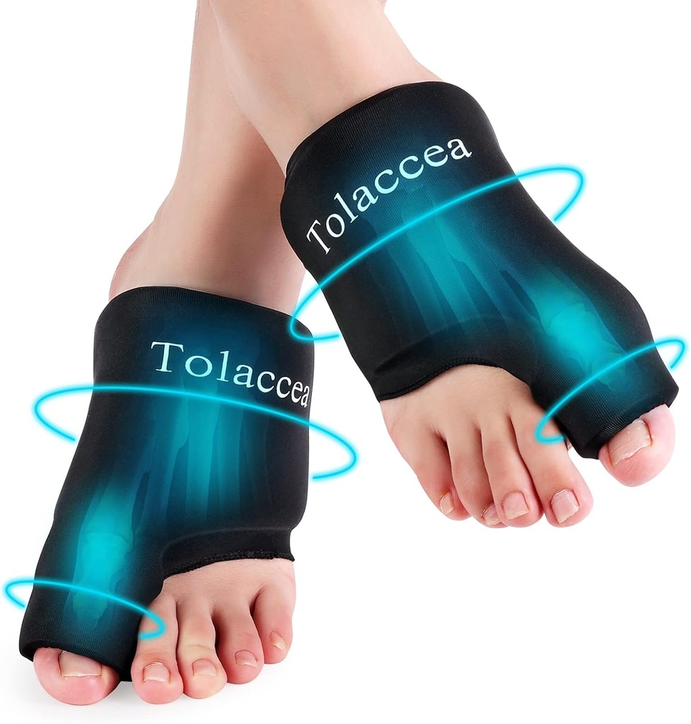 Stopa Ice Packs Big Toe for Pain Relief, Elastyczne zimny Pack for Buunion Relief, wielokrotnego użytku żel Ice Pack for Hot and Cold Therapies, Ice Pack for Opuchlizna, Sprained, Siniaki, Post- Chirurgia Recovery