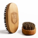 Beard Club Męski Boar Bristle Brush - Birchwood Grooming Narzędzie do stylizacji, Taming i zdrowego wzrostu Beard