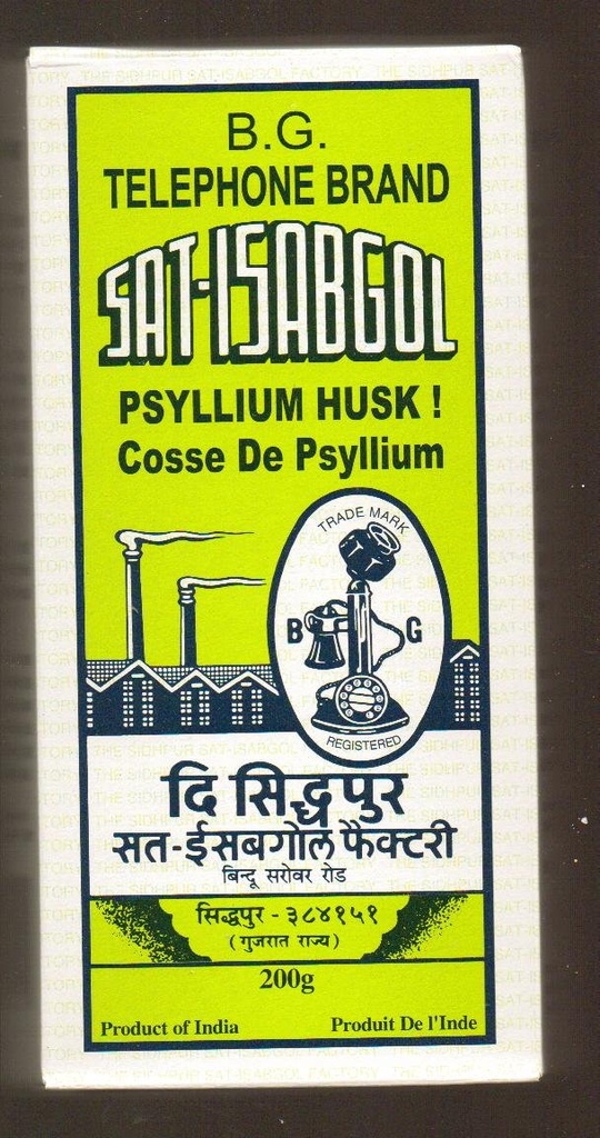 Telefon Brand Pyllium Husk (Sat- Isabgol) 200 Gram