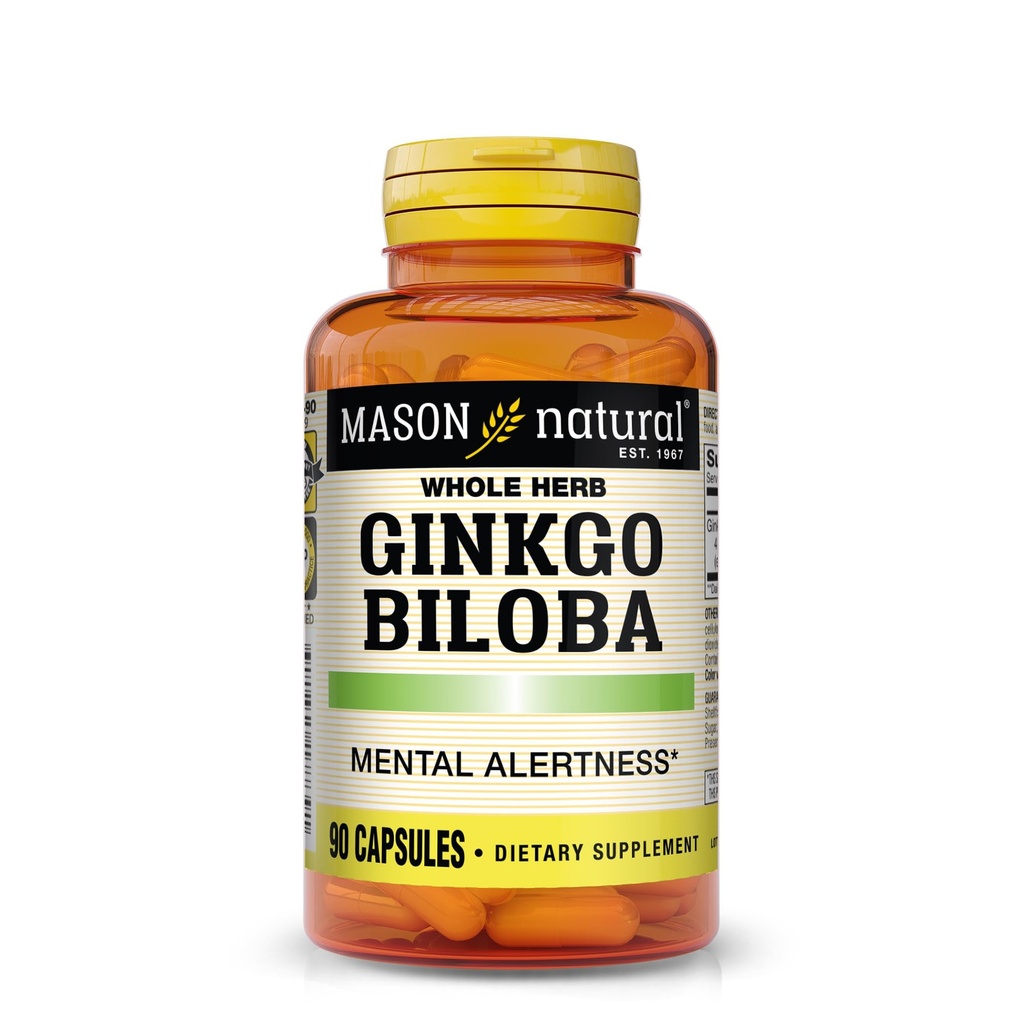 MASON NATURAL Gingko Biloba Kapsułki, 90 Hrabia