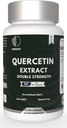 Ekstrakt Quercetin Kapsułki Nie-GMO, Gluten- Free, Wegetariańskie Wsparcie Ogólna energia zdrowia (120 Kapsułki)