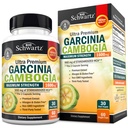 Garcinia Cambogia Weight Loss Pills - Maksymalna moc Appetite Suppressant & Fat Burner dla mężczyzn i kobiet - 1600mg Natural Extract & 960mg HCA - Metabolic Booster & Carb Blocker Kapsułki - 60Ct