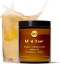 Sok księżycowy Mini Dew Electrolytes Proszek - bezcukrowe minerały i elektrolity Hydration Proszek do natychmiastowej hydrolizacji i wspomagania mózgu - Magnez, Wapń, Potas, Różowy Sól, Pomelo, 30 Służenie