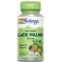 SOLARAY Black Walnut 500 mg - Whole Hull - Traditional Herbal Support Formula - Nie-GMO Zweryfikowane, Wegan, Laboratorium Zweryfikowane - 60- Day Guarantee - 100 Służenia, 100 VegCaps