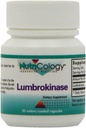 Nutricology Lumbrokinaza Suplement - Circulative System Support, Wspiera krążenie krwi już w normalnym zakresie - 30 Opóźnione uwolnienie kapsułki wegetariańskie