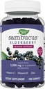 Nature 's Way Sambucus Elderberry Gummies - Suplement immunologiczny dla dzieci i dorosłych * - Witaminy C, D3, Cynk i przeciwutleniacz Wsparcie * - Gluten Free & Vegetarian - 100 Gummies