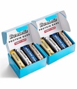 Barebells Bary Protein Variety Pack - 12 Count, Pack of 2 - Przekąski proteinowe z 20 g wysokiego białka - Czekoladowy bar protein z 1 g Sugar Total - Perfect on The Go Protein Snack & Breakfast Bars