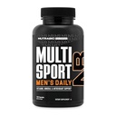 NutraBio Multisport dla mężczyzn - Mens Multiwitamina - 33 Witaminy, Minerały, Mikroskładniki - Bogate w przeciwutleniacze - Pomaga Peak Athletic Performance, Energia, Metabolizm (120 Kapsułki roślinne)
