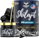 Himalayan Organic Shilajit 124; 50 Służenie 124; Natural Energy and Immunity Booster for Men & Women with 80 + Esential Trace Minerals & 75% + Fulvic Acid Activity 124; 100% Pure Activity 124; with Lab Test Report