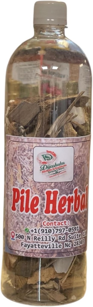 Pile Herbs (Agbo Jedi) Tradycyjny suplement ziołowy, Butelka plastikowa